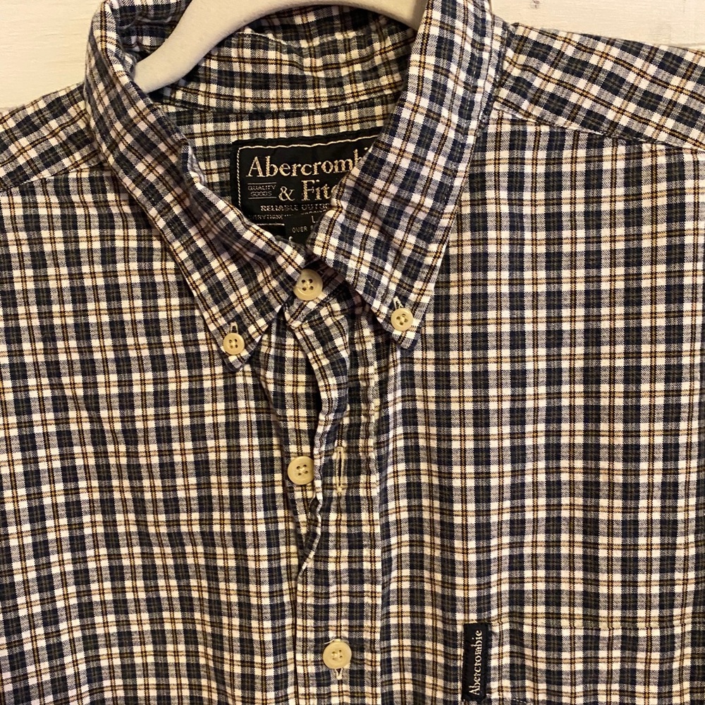Abercrombie and Fitch plaid button down